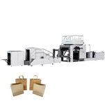 Automātiska plakana Handlde papīra maisiņu izgatavošanas mašīna